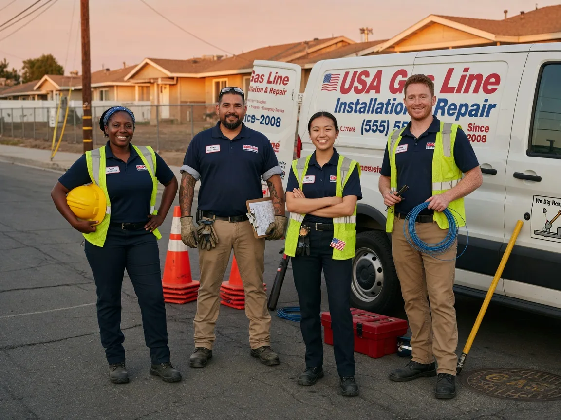 Gas Line Installation company in Karlsruhe, ND